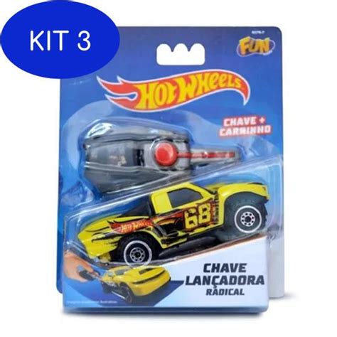 Kit Carrinho Hot Wheels Chave Lan Adora Radical Fun Carrinho De Brinquedo Magazine Luiza