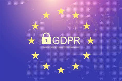 GDPR Regulamento Geral Da Proteção De Dados Mapa E Bandeira