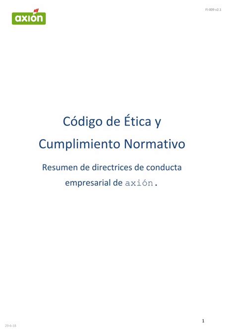 PDF Código de Ética y Cumplimiento Normativotica y Código de