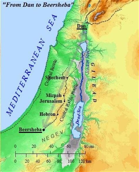 #343. What were the borders of the land of Canaan promised to the patriarchs by Yahweh: from the ...