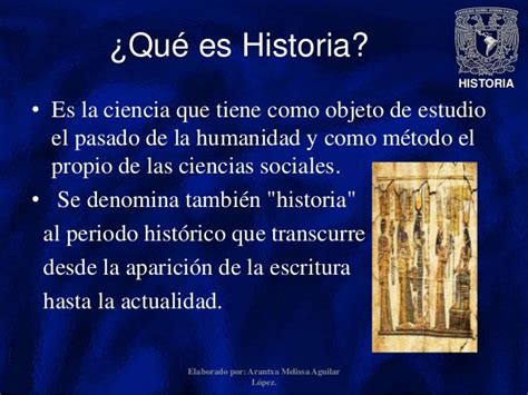 Unidad 1 Introducción A La Ciencia De La Historia