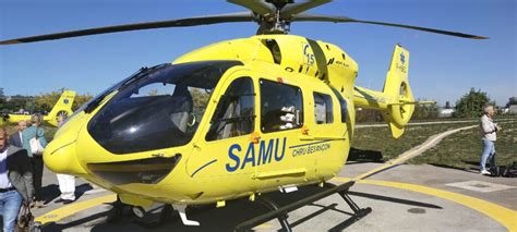 Un nouvel hélicoptère pour le SAMU de Franche Comté Doubs toute l