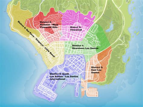 Gta San Andreas Map Los Santos