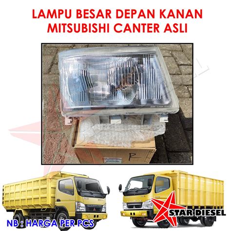 Jual MK548704 HEAD LAMP KANAN MITSUBISHI CANTER PS110 PS125 PS136 LAMPU