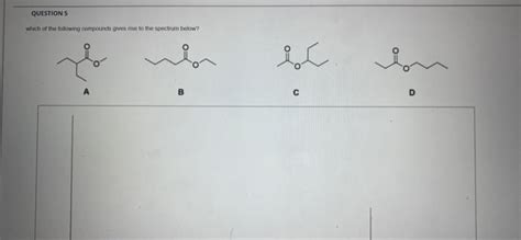 Solved QUESTIONS Wuch Of The Following Compounds Gives Rise Chegg