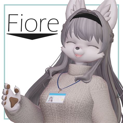 Vrchat向けオリジナルアバター「fiore（フィオレ）」 ココナッツショップ Booth