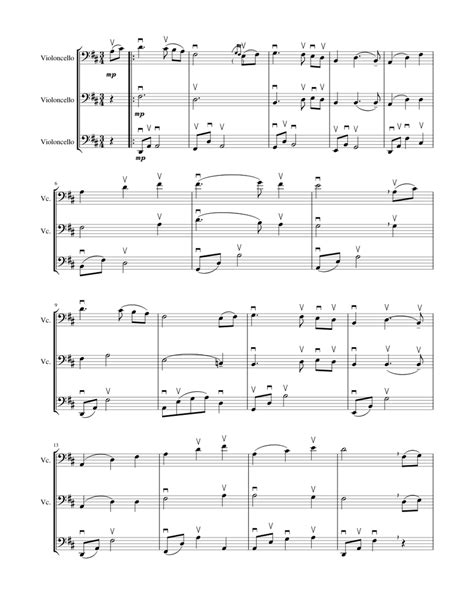 Ashokan Farewell Sheet Music For Viola Cello Mixed Quartet