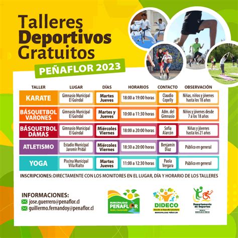 Talleres Deportivos De Verano En Pe Aflor Municipalidad De Pe Aflor