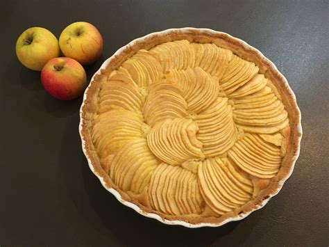 Tarte aux pommes et crème d amandes Les Papilles de Karen