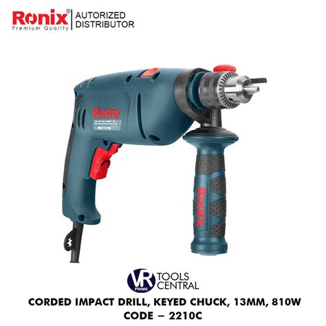 Ronix By Vr Prime Corded Impact Drill Keyed Chuck Mm W Code