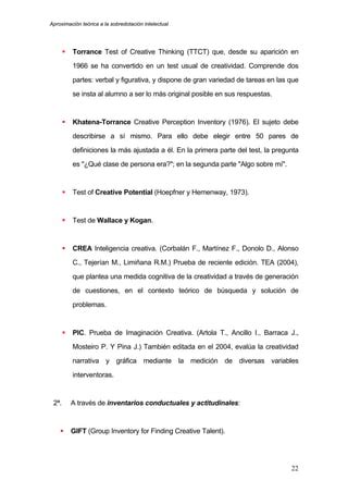 CARACTERÍSTICAS DE LA SOBREDOTACIÓN INTELECTUAL PDF