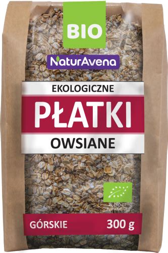 Płatki Owsiane Górskie BIO 300g NaturAvena Delikatesy z Natury