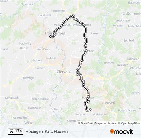 174 Route Schedules Stops And Maps Hosingen Parc Housen Updated