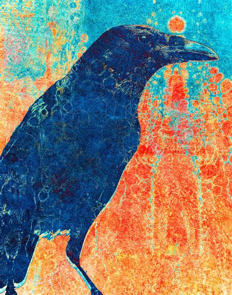 Raven Pop Art Digital Art By Sandra Selle Rodriguez Pixels