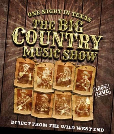 One Night In Texas The Big Country Music Show Love Weymouth Tourist Information And Events Guide