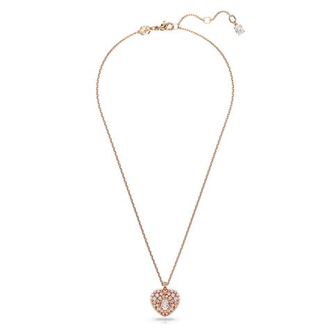 Collier Swarovski Hyperbola Coeur Rosé Maty