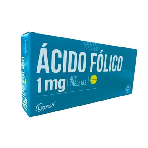 Acido F Lico Mg Caja X Tabletas Laproff Farma Medical Sas