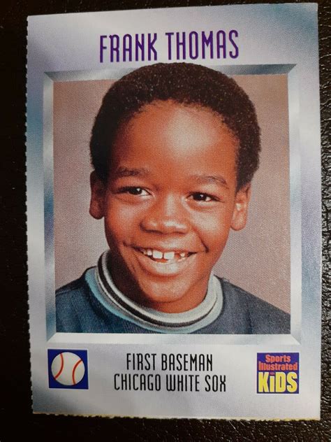 Frank Thomas looked so young early in his career : r/baseballcards