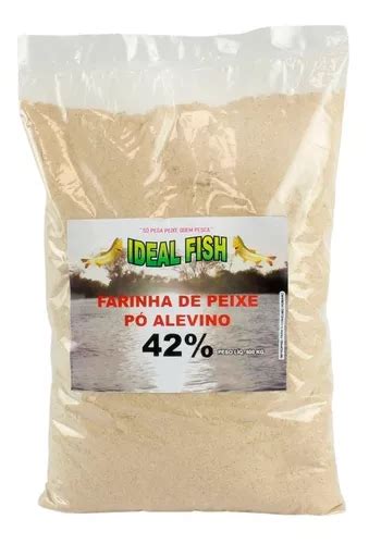 Farinha De Peixe Pó De Alevino 42 500g Ideal Fish Parcelamento sem