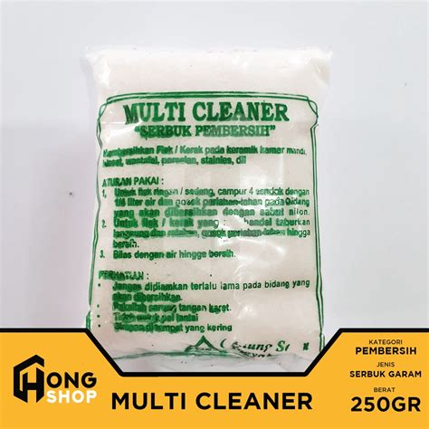 Jual SERBUK PEMBERSIH KERAK KERAMIK KAMAR MANDI MULTI CLEANER 250 GRAM