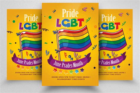 Lgbt Pride Flyer Template