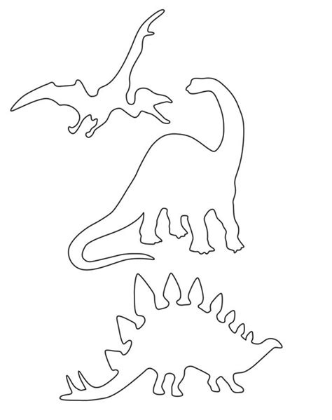 Best Printable Dinosaur Templates Stencils Artofit