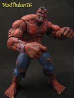 Marvel Zombies Red Hulk Rulk Marvel Select Custom Action Figure