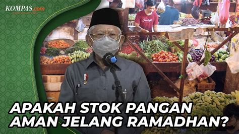 Maruf Minta Kementan Pastikan Stok Pangan Aman Jelang Ramadhan