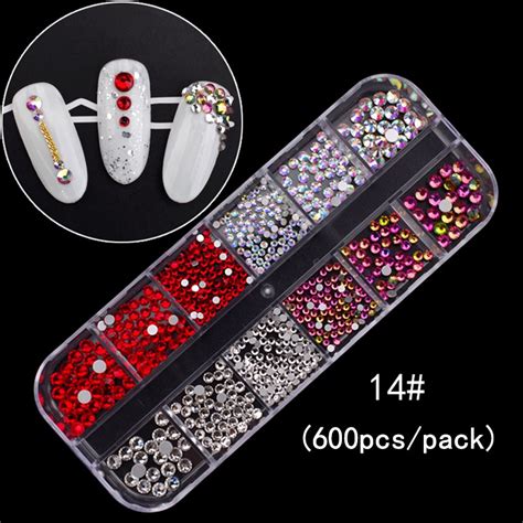 Limegirl D Strass Nail Decorations Popular Art Crystal Mixed Diy