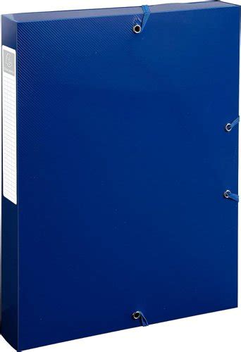 Exacompta Bee Blue Box File A4 Assorted Colours Pack 8 59140E