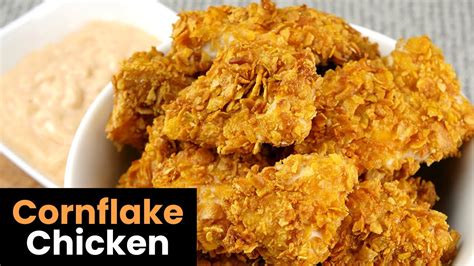 Super Crunchy Easy Cornflake Chicken Youtube