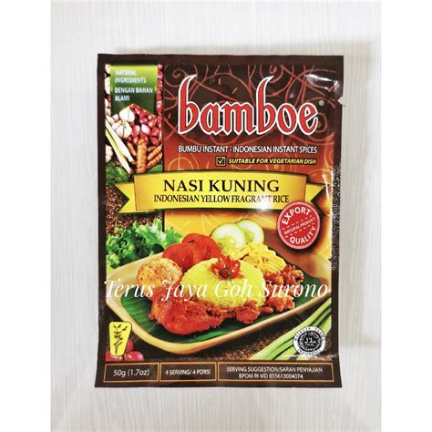 Jual Bamboe Bumbu Nasi Kuning Shopee Indonesia