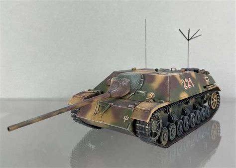 Ww2 German Jagdpanzer Iv Tank Custom Painted Model Matthew Bullock