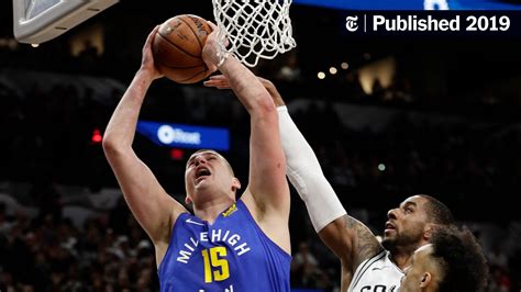 N.B.A. Playoffs: Second-Seeded Nuggets Pull Even With Spurs - The New York Times