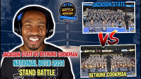 Bandhead Reacts To Bethune Cookman Vs Jackson State Stand Battle National Botb 2021 Youtube