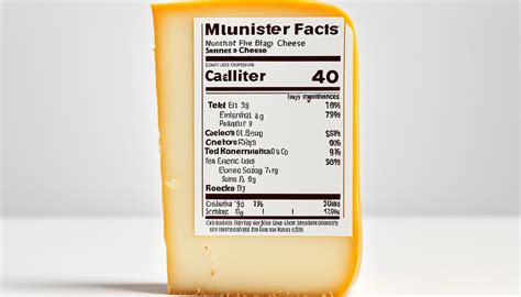 Calorie Count in a Muenster Cheese Slice