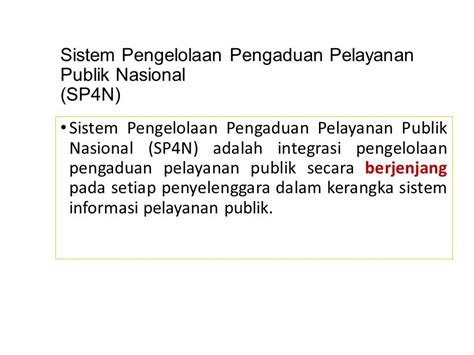 Review Sistem Pengelolaan Pengaduan Pelayanan Publik Nasional Tim