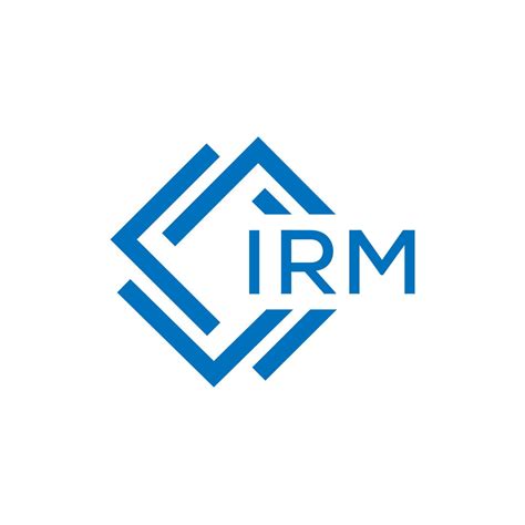 IRM letter logo design on white background. IRM creative circle letter logo concept. IRM letter ...