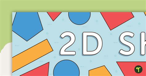 2d Shape Posters Teach Starter