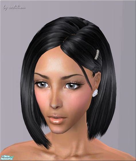 The Sims Resource Peggy Hair Recolours Black M