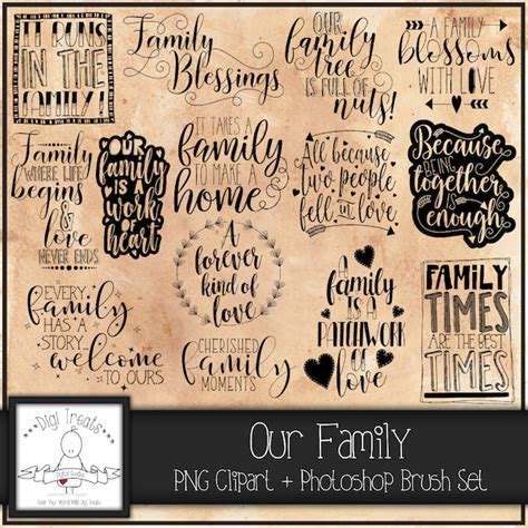 Family Word Art - Etsy