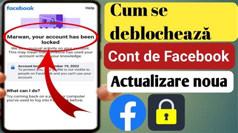 Cum S Deblochezi Contul Facebook Actualizare Remedia I Contul