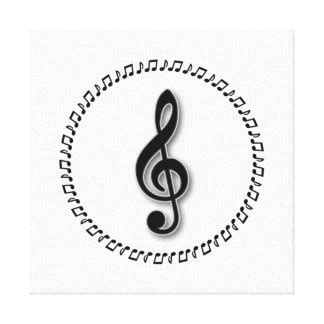 Treble Clef Art & Framed Artwork | Zazzle