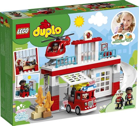 10970 LEGO Duplo Fire Station Helicopter 117 Pieces