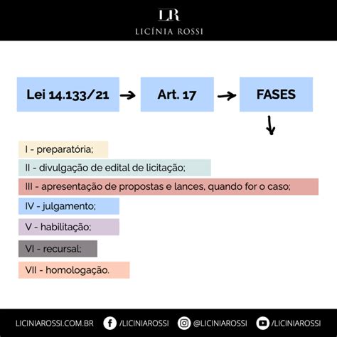 Fases Na Nova Lei De Licitações Licínia Rossi