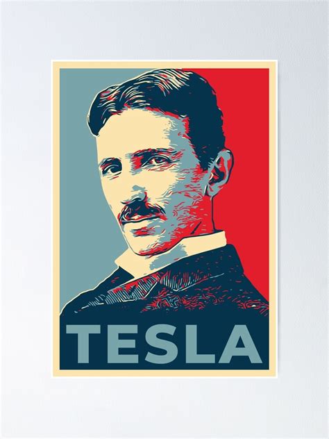 "Nikola Tesla" Poster for Sale by radvas | Redbubble