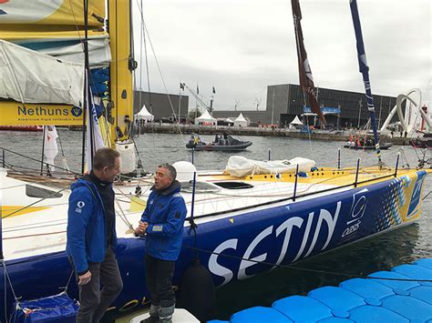 Transat Jacques Vabre D Part Manuel Cousin Sailing Team