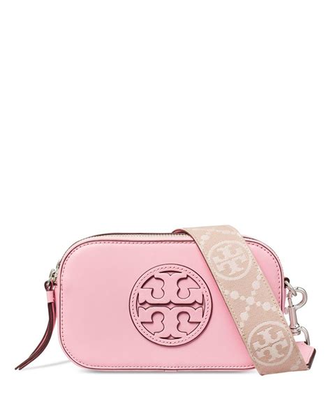 Tory Burch Mini Miller Crossbody Bag In Pink Lyst