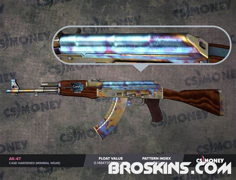 Pattern Rank On Ak 47 Case Hardened And Price Value Broskins Cs 2