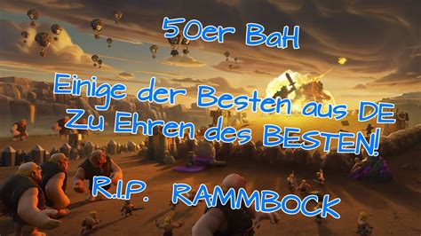 Einige Der Besten In De In Erinnerung An Rammbock Youtube